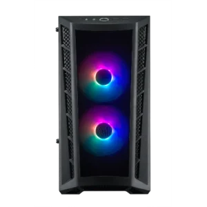 Cooler Master MasterBox MB320L Micro-ATX Case 2x120mm ARGB Fans Mesh Front Tempered Glass - CM-MB320L (MCB-B320L-KGNN-S00)