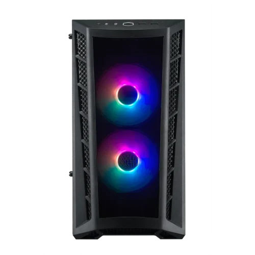 Cooler Master MasterBox MB320L Micro-ATX Case 2x120mm ARGB Fans Mesh Front Tempered Glass - CM-MB320L (MCB-B320L-KGNN-S00)