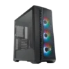 Cooler Master MasterBox MB520 Mesh Black ATX Mid Tower Case 3x120mm ARGB Fans Mesh Front Tempered Glass - CM-MB520 MESH/BLK (MB520-KGNN-S00)