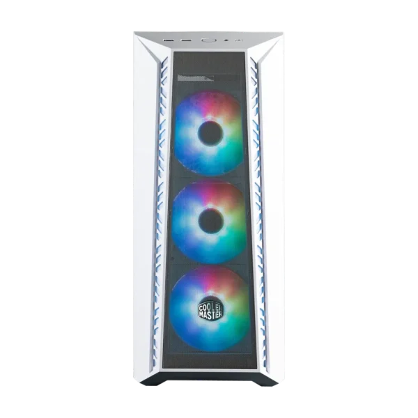 CM-MB520 MESHWHT 2 Cooler Master MasterBox MB520 Mesh White ATX Mid Tower Case 3x120mm ARGB Fans Mesh Front Tempered Glass - CM-MB520 MESH/WHT (MB520-WGNN-S00)
