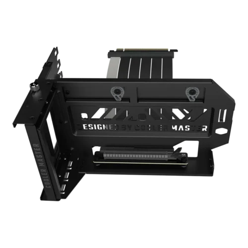 Cooler Master Vertical Graphics Card Holder Kit V3 PCIe 4.0 Riser Cable Anti-Sag Bracket - CM-MCA-U000R-KFVK03 (MCA-U000R-KFVK03)