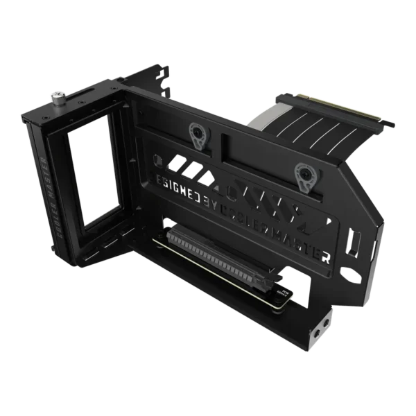Cooler Master Vertical Graphics Card Holder Kit V3 PCIe 4.0 Riser Cable Anti-Sag Bracket - CM-MCA-U000R-KFVK03 (MCA-U000R-KFVK03)
