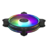 Cooler Master MasterFan MF120 Halo2 3-in-1 Black 120mm Cooling Fans 2050RPM 51.8CFM Dual Loop ARGB Lighting - CM-MF120 HALO 2 3IN1/BLK (MFL-B2DN-213P2-R2)