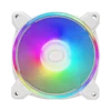 Cooler Master MasterFan MF120 Halo2 White 120mm Cooling Fan 2050RPM 51.8CFM Dual Loop ARGB Lighting - CM-MF120 HALO 2 WHITE (MFL-B2DW-21NP2-R2)