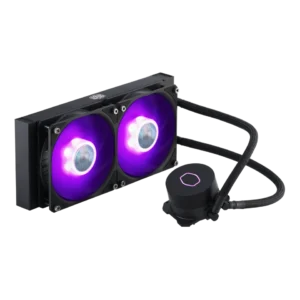 Cooler Master MasterLiquid 240L ARGB V2 AIO Liquid Cooler 240mm Radiator 2x120mm SickleFlow ARGB Fans - CM-ML240L ARGB V2 (MLW-D24M-A18PA-R2)