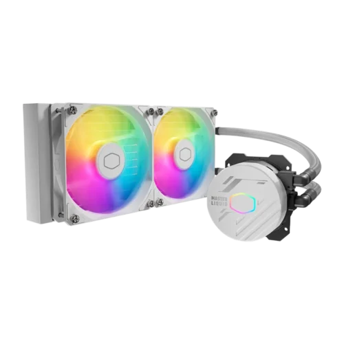 Cooler Master MasterLiquid 240L Core ARGB AIO Liquid Cooler 240mm Radiator 2x120mm SickleFlow ARGB Fans - CM-ML240L CORE ARGB (MLW-D24M-A18PZ-R1)