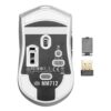 CM-MM712 5 Cooler Master MM712 Hybrid Mouse White Matte 19000 DPI Wireless Lightweight 58g - CM-MM712/HYBRID/WHT (MM-712-WWOH1)