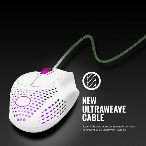 CM-MM720W-BLK 5 Cooler Master MM720 Optical Mouse Matte White 16000 DPI Lightweight 49g - CM-MM720/W-BLK
