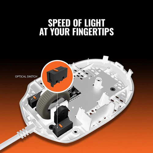 CM-MM720W-BLK 6 Cooler Master MM720 Optical Mouse Matte White 16000 DPI Lightweight 49g - CM-MM720/W-BLK