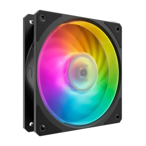 Cooler Master Mobius 120P ARGB Black 120mm Cooling Fan 2400RPM 75.2CFM ARGB PWM - CM-MOBIUS 120P ARGB (MFZ-M2DN-24NP2-R1)