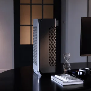 Cooler Master Ncore 100 Max Bronze Edition Mini-ITX Case 850W SFX PSU 120mm AIO Cooler PCIe 4.0 Riser Aluminum Panels - CM-NCORE 100 MAX BRONZE (NR100-ZNNN85-SL0)