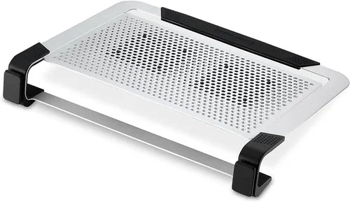Cooler Master NotePal U2 Plus Silver Laptop Cooling Pad Dual 80mm Fans USB Powered Supports 17-Inch Laptops - CM-NOTEPAL U2 PLUS/SLVR (R9-NBC-U2PS-GP)
