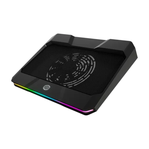 Cooler Master NotePal X150 Spectrum Laptop Cooling Pad 160mm ARGB Fan USB Hub Supports 17-Inch Laptops - CM-NP X150 SPECTRUM (MNX-SWXB-10NFA-R1)