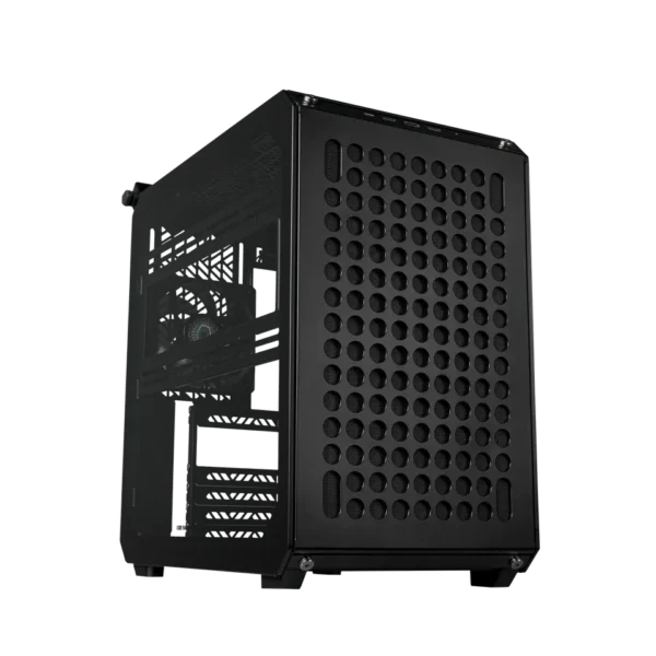 Cooler Master Qube 500 Flatpack Black ATX Mid Tower Case 1x120mm Fan Dual Tempered Glass Modular Design - CM-Q500 FLATPACK (Q500-KGNN-S00)