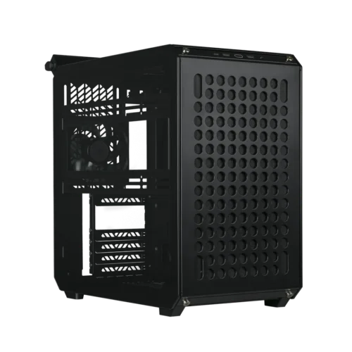 Cooler Master Qube 500 Flatpack Black ATX Mid Tower Case 1x120mm Fan Dual Tempered Glass Modular Design - CM-Q500 FLATPACK (Q500-KGNN-S00)
