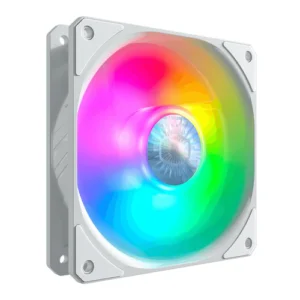 Cooler Master SickleFlow Edge 120 ARGB 3-in-1 White 120mm Cooling Fans 1800RPM 62CFM ARGB Lighting - CM-SICKLEFLOW EDGE 120 ARGB 3-IN-1 WHITE (MFX-B2DW-253P2-R2)