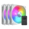 Cooler Master SickleFlow 120 ARGB 3-in-1 White 120mm Cooling Fans 1800RPM 62CFM ARGB Lighting - CM-SICKLEFLOW 120 3-IN-1 WHITE (MFX-B2DW-183PA-R1)