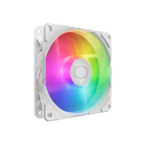 Cooler Master SickleFlow Edge 120 ARGB White 120mm Cooling Fan 1800RPM 62CFM ARGB Lighting - CM-SICKLEFLOW EDGE 120 ARGB WHITE (MFX-B2DW-25NP2-R2)