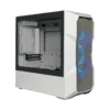 Cooler Master TD300 Mesh White Micro-ATX Case 2x120mm SickleFlow ARGB Fans Mesh Front Tempered Glass - CM-TD300 MESH WHT (TD300-WGNN-S00)