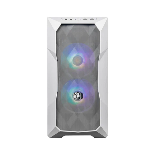 Cooler Master TD300 Mesh White Micro-ATX Case 2x120mm SickleFlow ARGB Fans Mesh Front Tempered Glass - CM-TD300 MESH WHT (TD300-WGNN-S00) 1 Cooler Master TD300 Mesh White Micro-ATX Case 2x120mm SickleFlow ARGB Fans Mesh Front Tempered Glass - CM-TD300 MESH WHT (TD300-WGNN-S00)