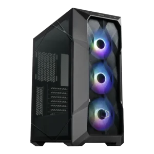 Cooler Master TD500 Mesh V2 Black ATX Mid Tower Case 3x120mm SickleFlow ARGB Fans Mesh Front Tempered Glass - CM-TD500 MESH V2 (TD500V2-KGNN-S00)