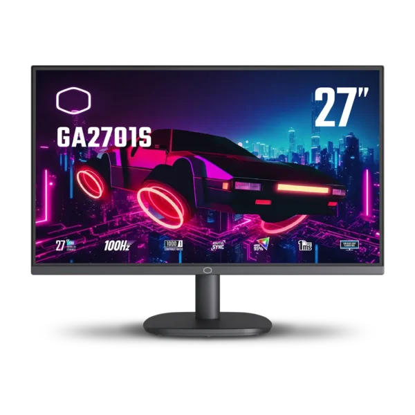 Cooler Master GA2701S 27" FHD IPS 100Hz 1ms Adaptive Sync Gaming Monitor - CMI-GA2701S