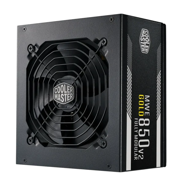Cooler Master MWE Gold V2 ATX 3.1 850W 80 PLUS Gold Fully Modular Power Supply 120mm HDB Fan PCIe 5.0 - CM-MWE GOLD V2-ATX 3.1MOD/850W (MPE-8501-AFAAG-3EU2)