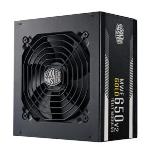 Cooler Master MWE Gold V2 650W 80 PLUS Gold ATX Fully Modular Power Supply 120mm HDB Fan - CM-MWE GOLD V2-MOD/650W (MPE-6501-AFAAG-U2)