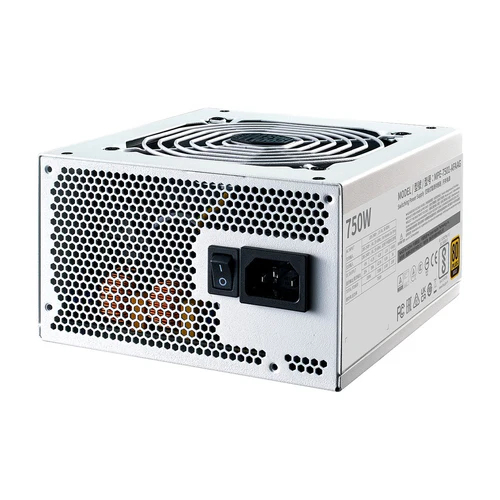 Cooler Master MWE Gold V2 750W 80 PLUS Gold Fully Modular Power Supply White 120mm HDB Fan PCIe 5.0 - CM-MWE GOLD V2 FM 750W WHITE (MPE-7501-AFAAG-3GU2)