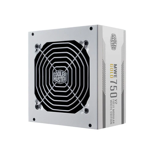 Cooler Master MWE Gold V2 750W 80 PLUS Gold Fully Modular Power Supply White 120mm HDB Fan PCIe 5.0 - CM-MWE GOLD V2 FM 750W WHITE (MPE-7501-AFAAG-3GU2)