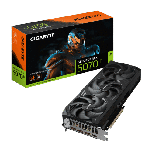 Gigabyte GeForce RTX 5070 Ti WINDFORCE SFF 16G Graphics Card - GV-N507TWF3-16GD