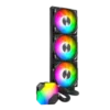 Montech Hyperflow ARGB 360 Black AIO Liquid Cooler 360mm Radiator 3x120mm ARGB PWM Fans - Hyperflow ARGB 360 Black