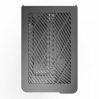 Montech King 95 Black ATX Mid Tower Case 2x140mm ARGB Fans Dual Tempered Glass Curved Front Mesh Side - King 95 Black