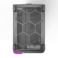 Montech King 95 Black ATX Mid Tower Case 2x140mm ARGB Fans Dual Tempered Glass Curved Front Mesh Side - King 95 Black