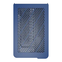 Montech King 95 Blue ATX Mid Tower Case 2x140mm ARGB Fans Dual Tempered Glass Curved Front Mesh Side - King 95 Blue