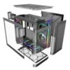 King 95 Pro Black 10 Montech King 95 Pro Black ATX Mid Tower Case 2x140mm ARGB Fans Dual Tempered Glass Curved Front Mesh Side - King 95 Pro Black