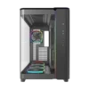 King 95 Pro Black 3 Montech King 95 Pro Black ATX Mid Tower Case 2x140mm ARGB Fans Dual Tempered Glass Curved Front Mesh Side - King 95 Pro Black