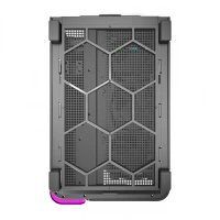 King 95 Pro Black 9 Montech King 95 Pro Black ATX Mid Tower Case 2x140mm ARGB Fans Dual Tempered Glass Curved Front Mesh Side - King 95 Pro Black