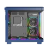 King 95 Pro Blue 4 Montech King 95 Pro Blue ATX Mid Tower Case 2x140mm ARGB Fans Dual Tempered Glass Curved Front Mesh Side - King 95 Pro Blue