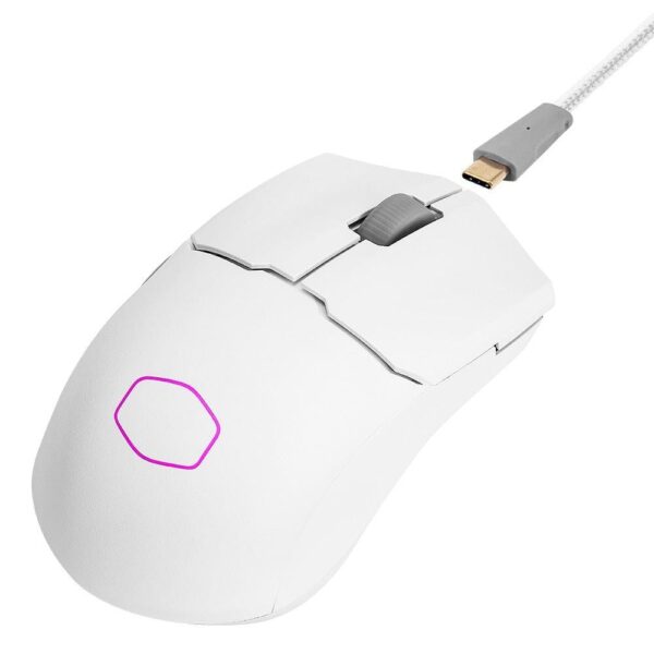 MM712-White-1_1600x 2 Cooler Master MM712 Hybrid Mouse White Matte 19000 DPI Wireless Lightweight 58g - CM-MM712/HYBRID/WHT (MM-712-WWOH1)