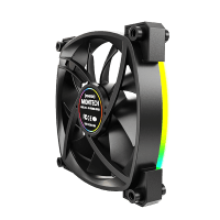 Montech RX120 PWM Black 120mm Cooling Fan 1600RPM 59CFM PWM Control - RX120 PWM Black