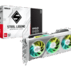 Radeon RX 9070 Steel Legend 16GB OC(L1) ASRock AMD Radeon RX 9070 Steel Legend 16GB OC Graphics Card - RX9070 SL 16GO