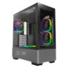 Montech Sky Two Black ATX Mid Tower Case 3x140mm 1x120mm ARGB Fans Dual Tempered Glass Mesh Top - 4710562747317