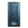 Montech Sky Two Morocco Blue ATX Mid Tower Case 3x140mm 1x120mm ARGB Fans Dual Tempered Glass Mesh Top - 4710562747652