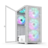 X3 Mesh White 2 Montech X3 Mesh White ATX Mid Tower Case 3x120mm Front 2x120mm Top 1x120mm Rear ARGB Fans Mesh Front - X3 Mesh White