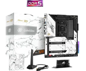 ASRock X670E Taichi Carrara WiFi ATX AMD X670E AM5 DDR5 128GB Wi-Fi 6E - X670E TAICHI CARRARA WIFI