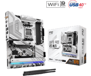 ASRock X870 Pro RS WiFi ATX AMD X870 AM5 DDR5 192GB PCIe 5.0 Wi-Fi 7 - X870 PRO RS WIFI