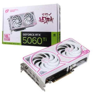 COLORFUL iGame RTX 5060 Ti Ultra White Duo OC 16GB GDDR7 Blackwell DLSS 4 - COLORFUL IGAME GEFORCE RTX5060Ti ULTRA WHITE DUO OC 16GB-V