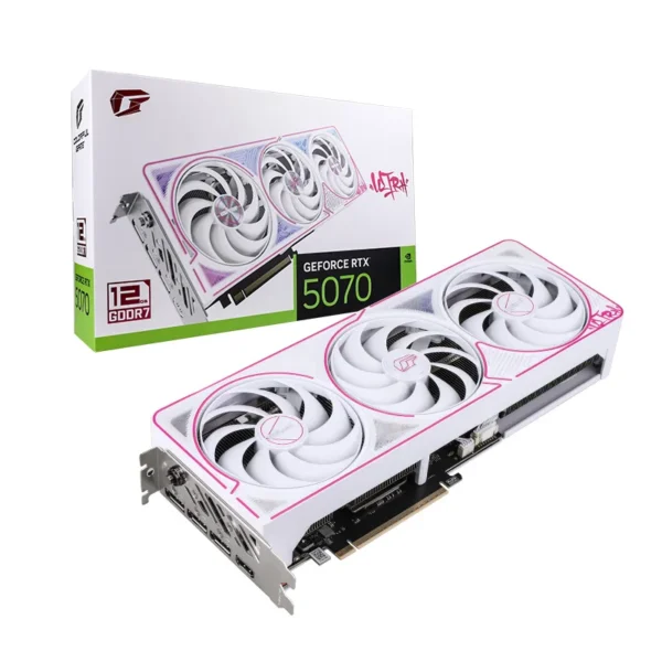 b625276e-a46e-4514-bac5-6cfed13fb073 Colorful iGame RTX 5070 Ultra White OC 12GB GDDR7 | DLSS 4 | 192-bit | COLORFUL GEFORCE RTX5070 ULTRA WHITE OC 12GB-V