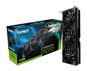Palit GeForce RTX 5070 Infinity 3 12GB GDDR7 Graphics Card - NE75070019K9-GB2050S